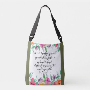 Great school speech therapist thank you gift SLP Crossbody Bag