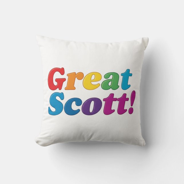 Great Scott. Cushion (Front)