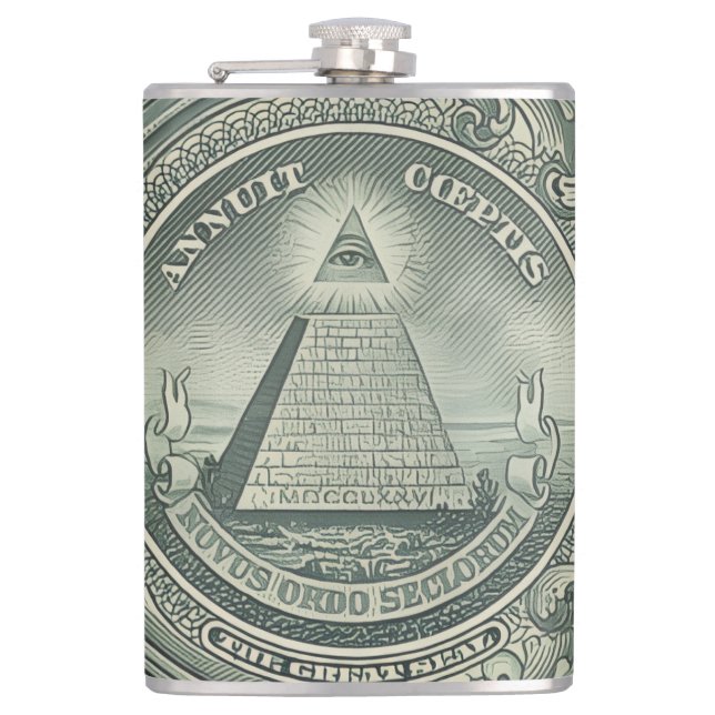 Great Seal Hip Flask (Front)