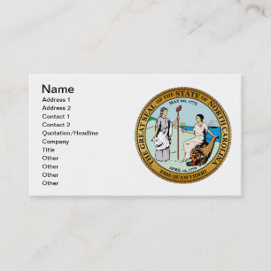 Great seal of North Carolina Business Card