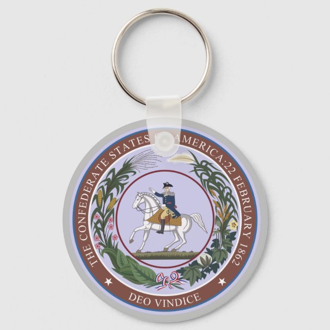 GREAT SEAL of the CONFEDERACY Key Ring (Front)