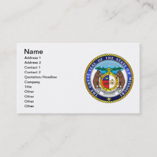 Great seal of the state of Missouri Business Card