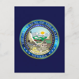 Great seal of the state of Nevada Postcard