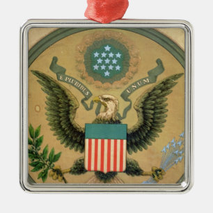 Great Seal of the United States, c.1850 Metal Ornament