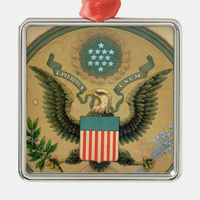 Great Seal of the United States, c.1850 Metal Ornament (Front)