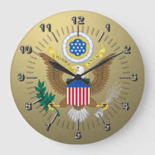 Great seal of the United States Large Clock
