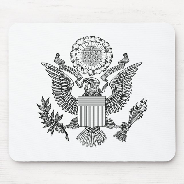 Great Seal of the United States of America (USA) Mouse Pad (Front)