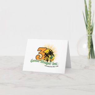 Great Shape! Inc. 30th Anniversary Greeting Card