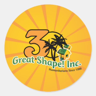 Great Shape! Inc. 30th Anniversary Sticker