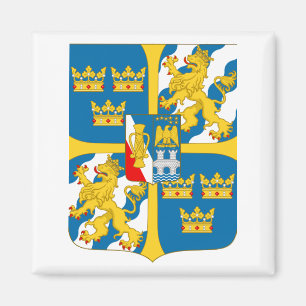 Great shield of arms of Sweden Magnet