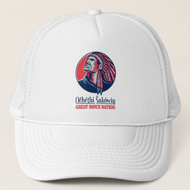 Great Sioux Nation Trucker Hat (Front)