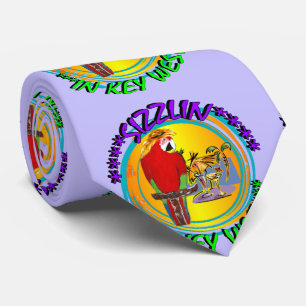 GREAT SIZZLIN PARROTS TIE
