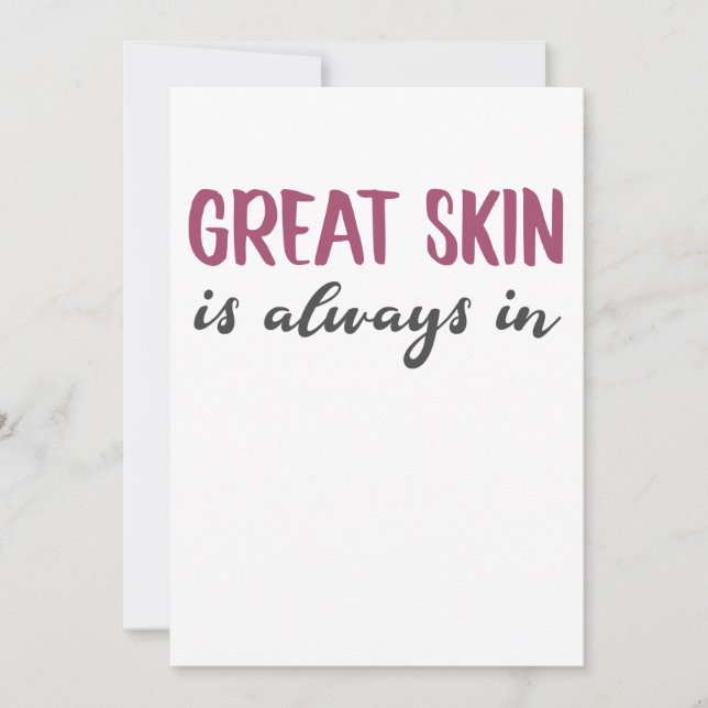 Great Skin Specialist Dermatologist Skin Holiday Card (Front)