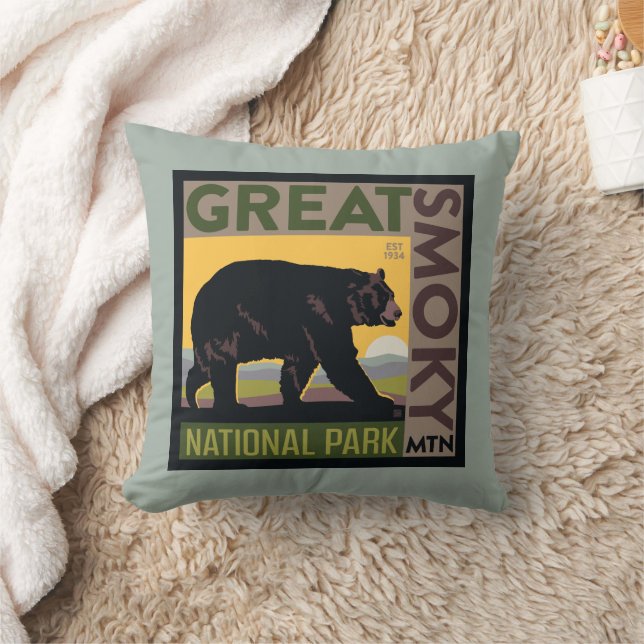 Great Smoky Mountain National Park| Bear Cushion (Blanket)