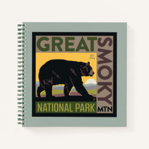 Great Smoky Mountain National Park Bear Notebook