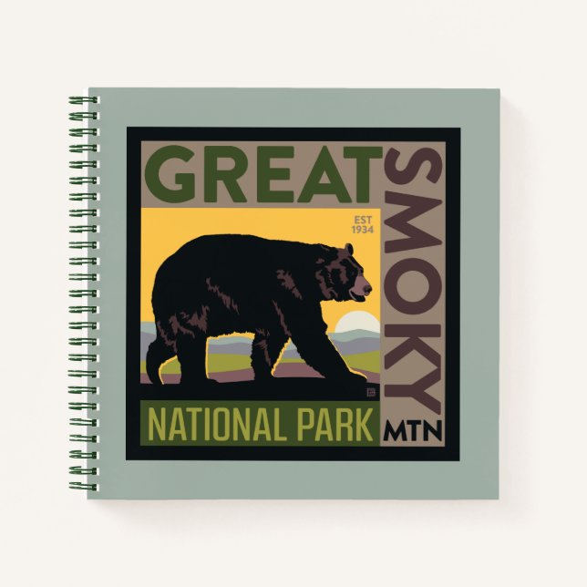 Great Smoky Mountain National Park| Bear Notebook (Front)