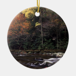 great smoky mountain national park ceramic ornament