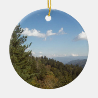 Great Smoky Mountain Vista 3 Ceramic Tree Decoration