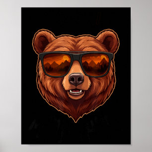 Great smoky mountains bear national park poster