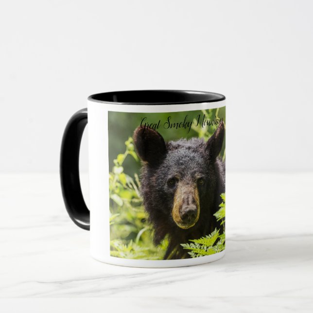 Great Smoky Mountains Black Bear Mug (Front Left)