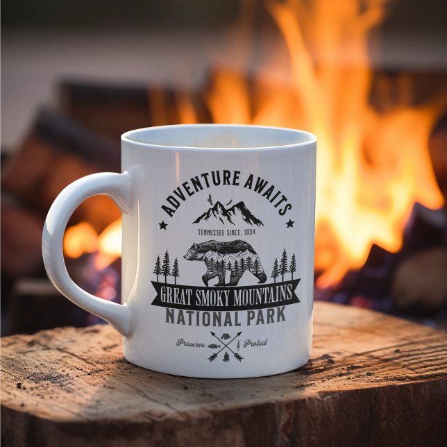 Great Smoky Mountains Forest Landscape Coffee Mug (Creator Uploaded)