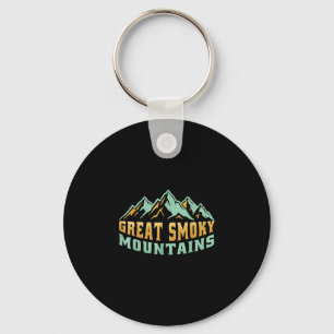 Great smoky mountains hiking tennessee north key ring