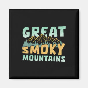 Great smoky mountains hiking tennessee north magnet