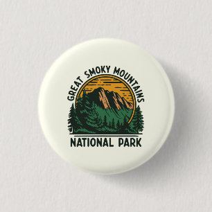 Great Smoky Mountains National Park 3 Cm Round Badge