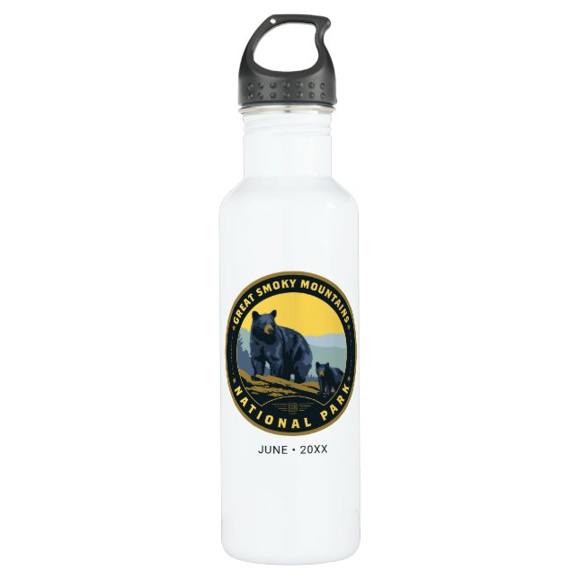 Great Smoky Mountains National Park 710 Ml Water Bottle (Front)