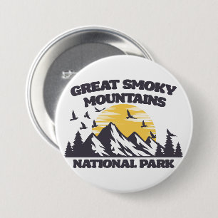Great Smoky Mountains National Park 7.5 Cm Round Badge