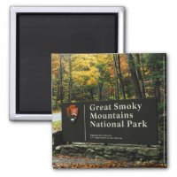 Great Smoky Mountains National Park Autumn Sign