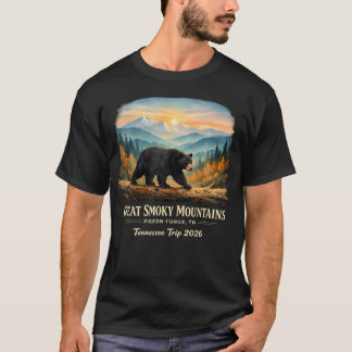 Great Smoky Mountains National Park Bear Pigeon T-Shirt
