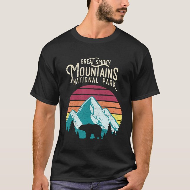 Great Smoky Mountains National Park Bear T-Shirt (Front)