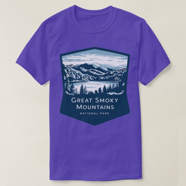Great Smoky Mountains National Park Beautiful Land T-Shirt (Design Front)