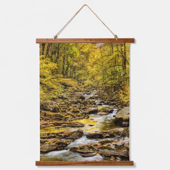 Great Smoky Mountains National Park. Big Creek Hanging Tapestry (Front)