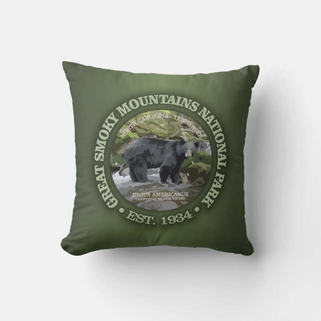 Great Smoky Mountains National Park Cushion (Front)