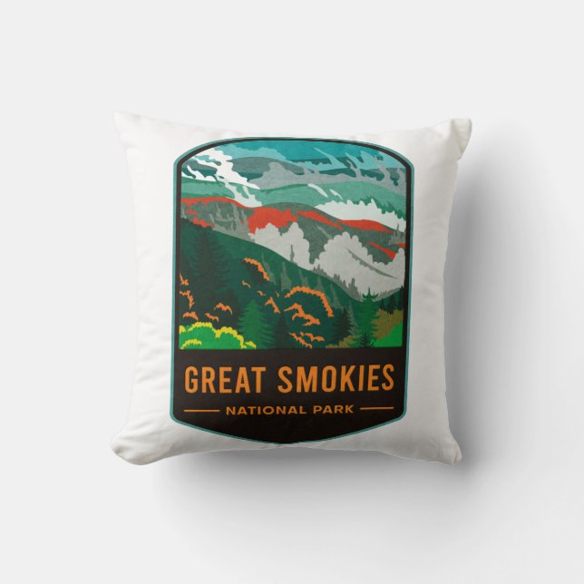 Great Smoky Mountains National Park Cushion (Front)