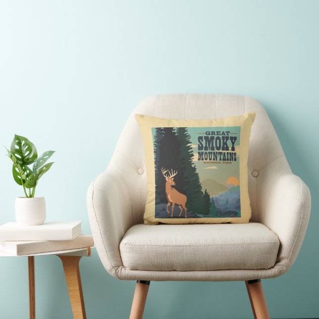 Great Smoky Mountains National Park Cushion (Chair)