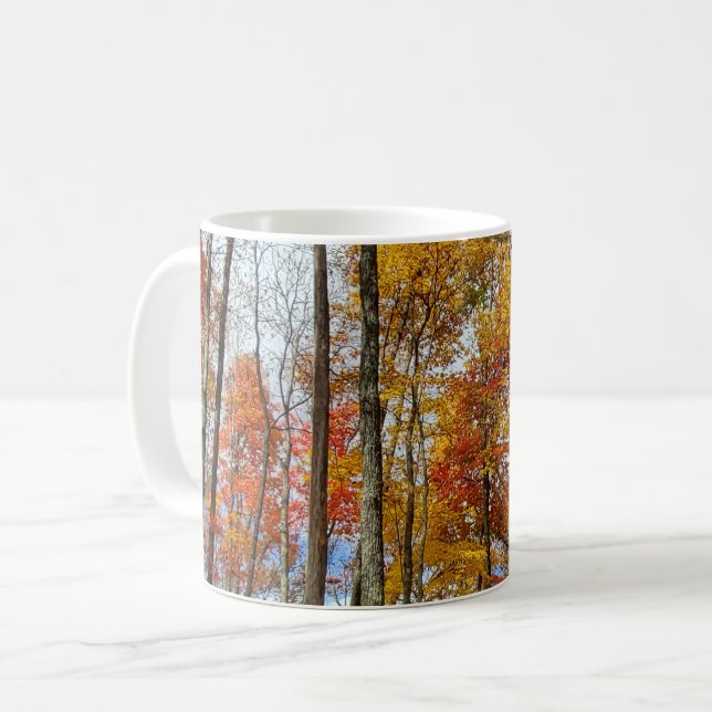 Great Smoky Mountains National Park Fall Foliage Coffee Mug (Front Left)