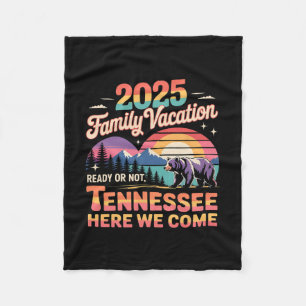 Great Smoky Mountains National Park Family Vacatio Fleece Blanket