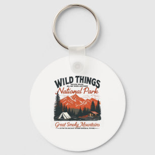 Great Smoky Mountains National Park Family Vacatio Key Ring