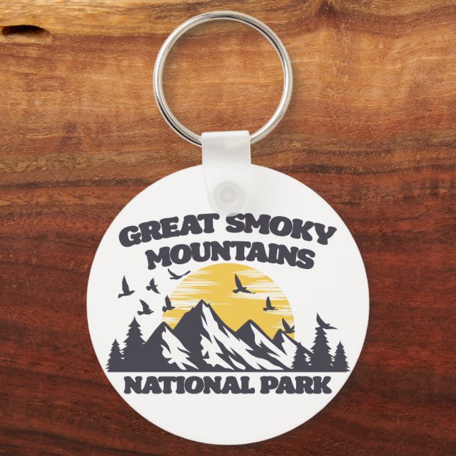 Great Smoky Mountains National Park Key Ring (Front)
