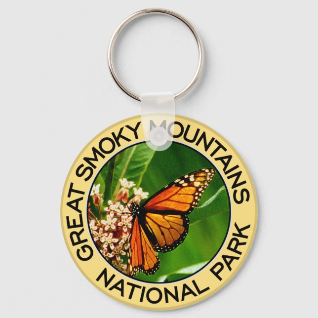 Great Smoky Mountains National Park Key Ring (Front)