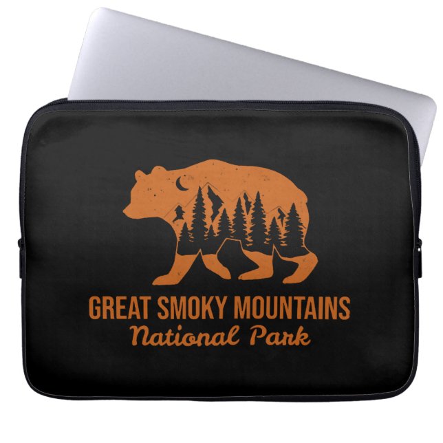 GREAT SMOKY MOUNTAINS NATIONAL PARK  LAPTOP SLEEVE (Front)