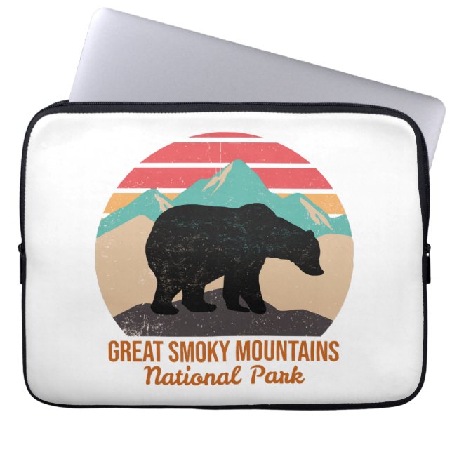 GREAT SMOKY MOUNTAINS NATIONAL PARK  LAPTOP SLEEVE (Front)