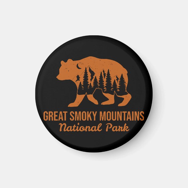 GREAT SMOKY MOUNTAINS NATIONAL PARK  MAGNET (Front)