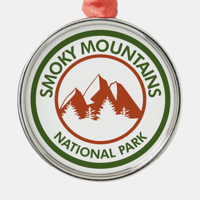 Great Smoky Mountains National Park Metal Ornament (Front)