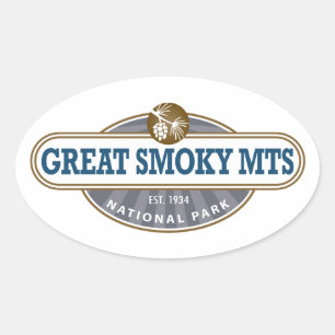 Great Smoky Mountains National Park Oval Sticker
