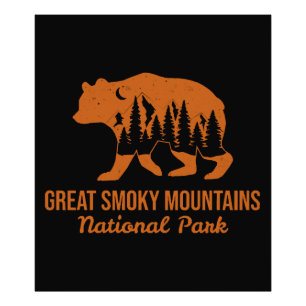GREAT SMOKY MOUNTAINS NATIONAL PARK  PHOTO PRINT
