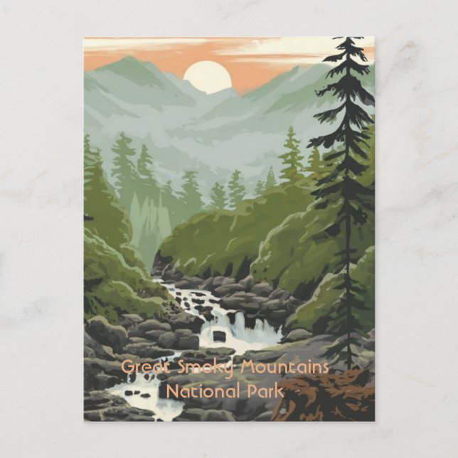 Great Smoky Mountains National Park Postcard (Front)